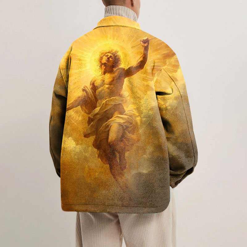 Baroque Graffiti Shirt Jacket