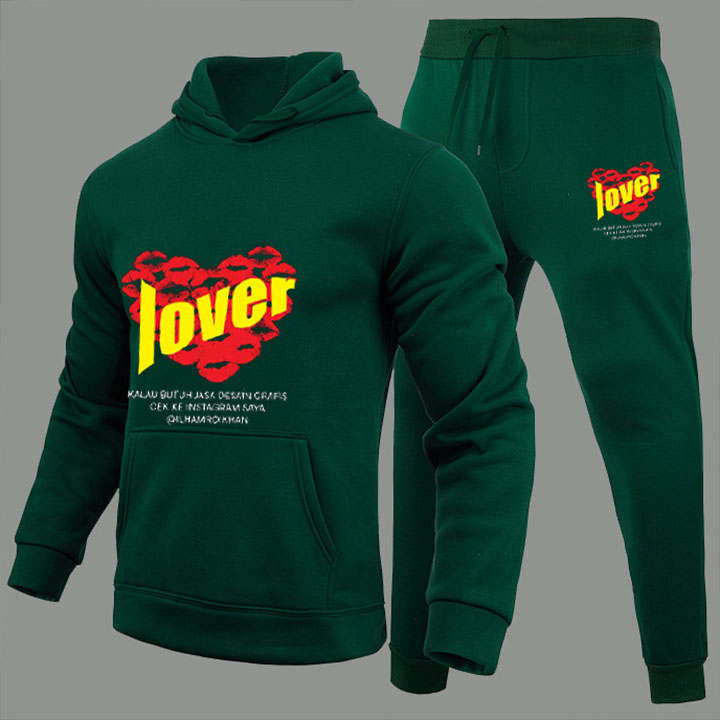 Lover Hoodie Sweat Suit