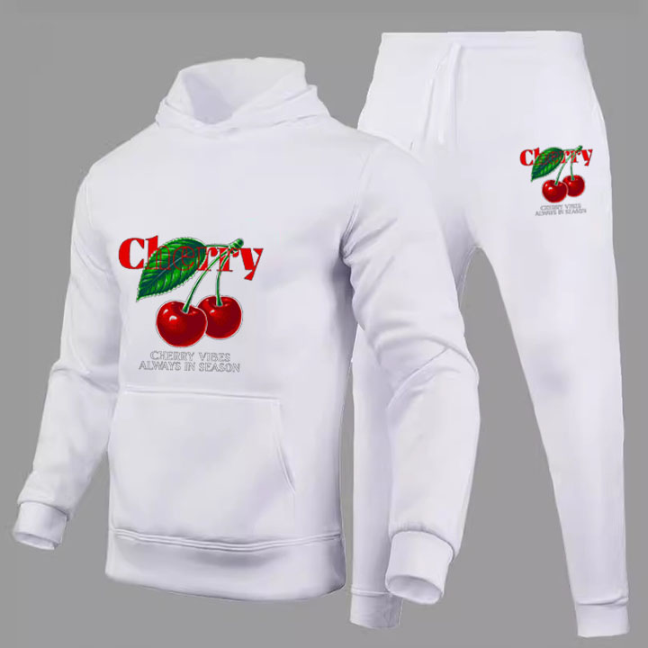 Cherry Hoodie Set