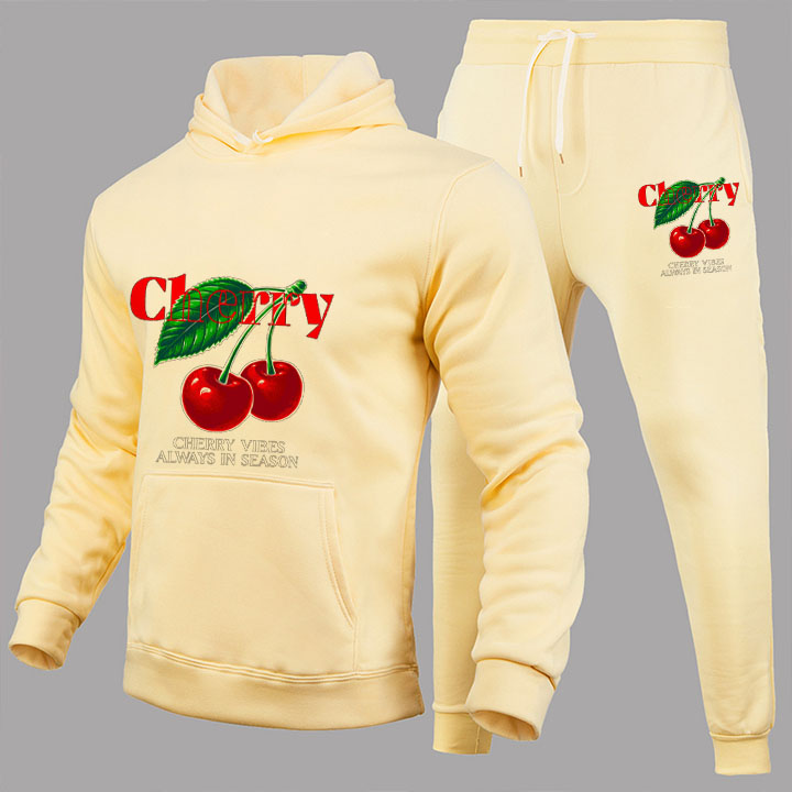 Cherry Hoodie Set