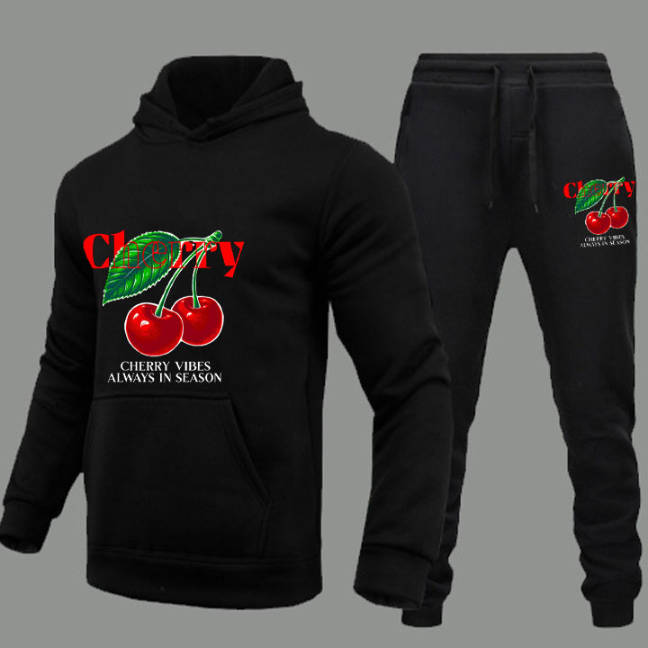 Cherry Hoodie Set