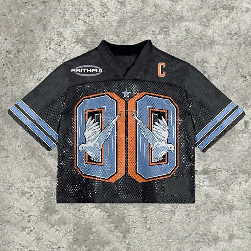 Hip Hop Graffiti Mesh Jersey