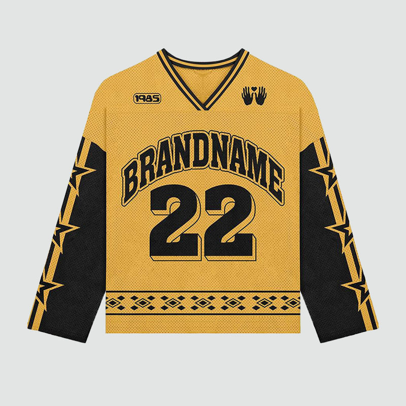 Hip Hop Graffiti Long Sleeve Mesh Jersey