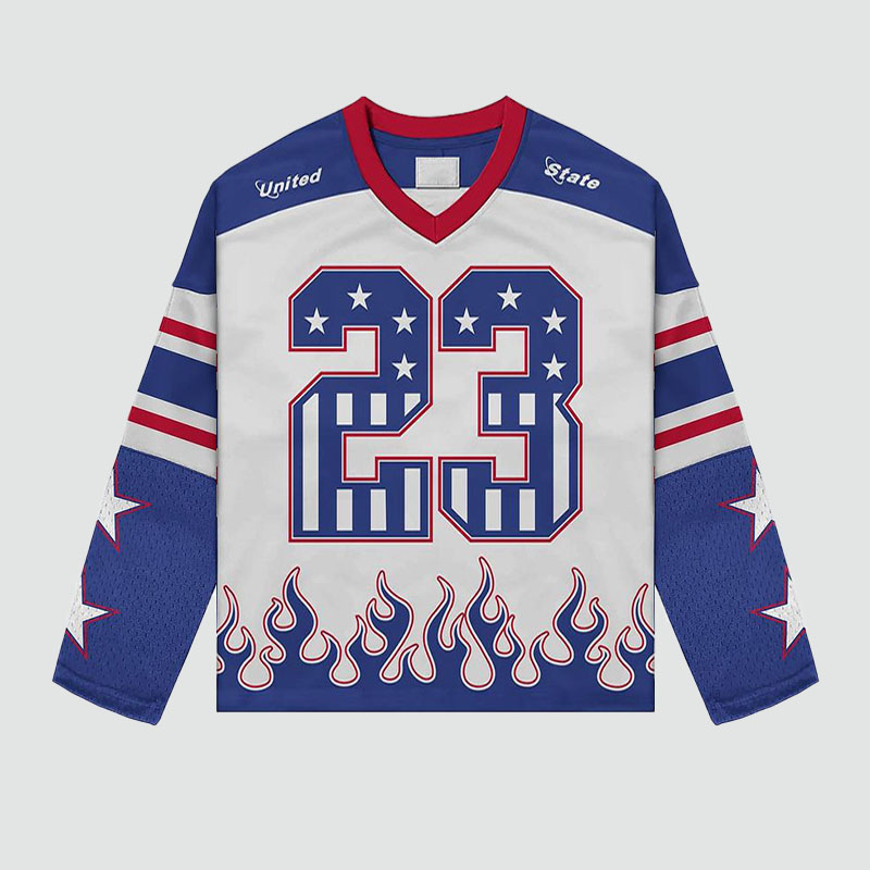 Hip Hop Graffiti Long Sleeve Mesh Jersey