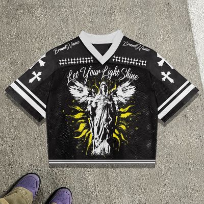 Angel Casual Street Mesh Jersey