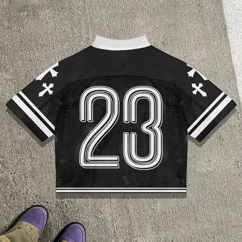 Angel Casual Street Mesh Jersey