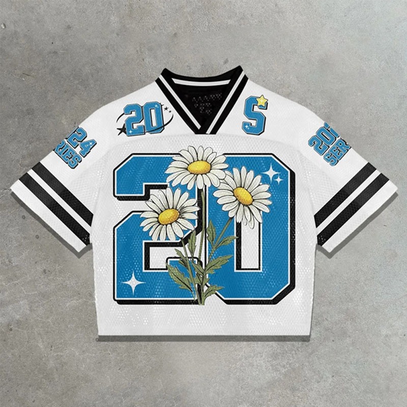 No.20 Small Daisy Casual Mesh Jersey