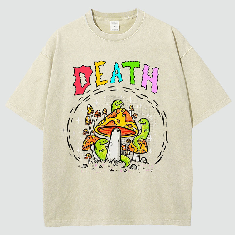 Death Unisex Fit Washed T-Shirt