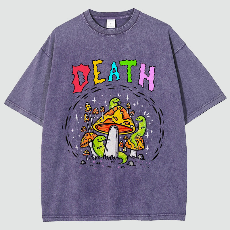 Death Unisex Fit Washed T-Shirt