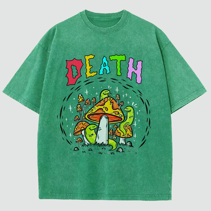 Death Unisex Fit Washed T-Shirt