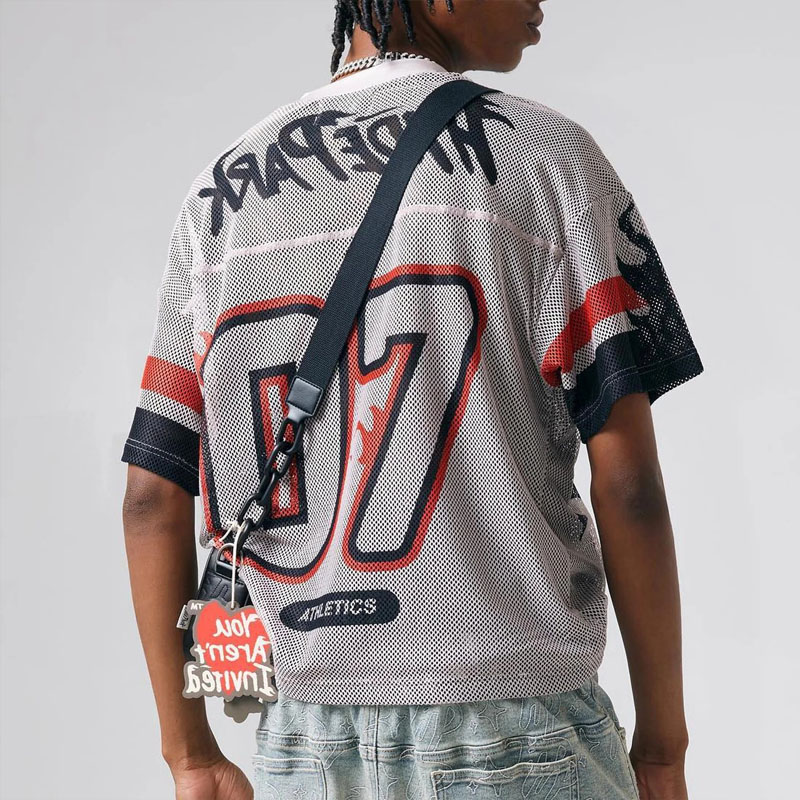 Flame Casual Street Mesh Jersey