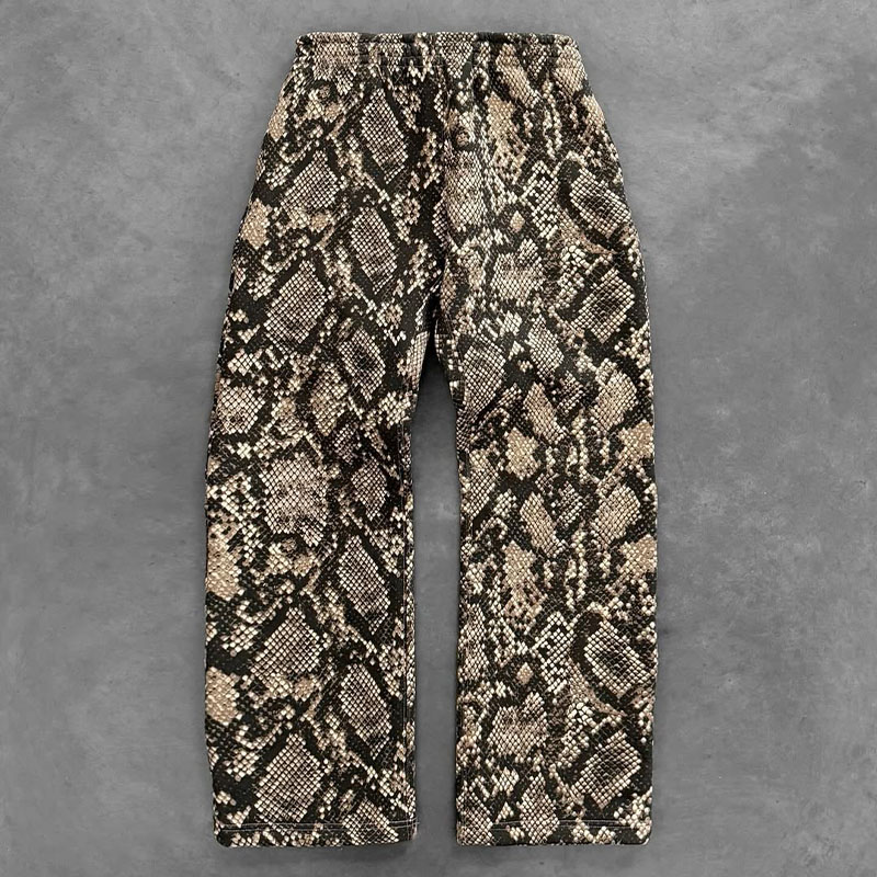 Hip Hop Snake Print Lounge Pants