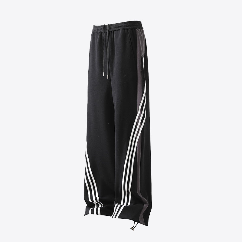 Hip Hop American Striped Drawstring Casual Pants