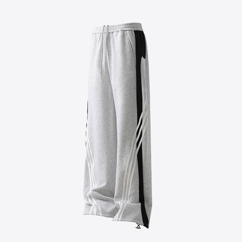 Hip Hop American Striped Drawstring Casual Pants