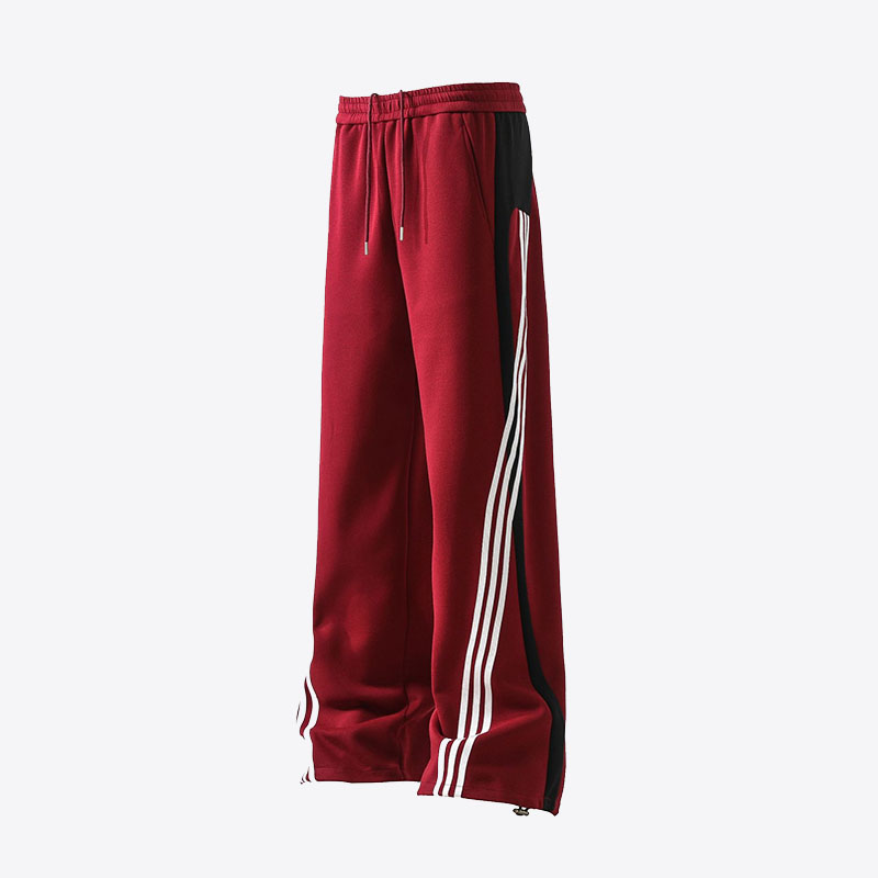 Hip Hop American Striped Drawstring Casual Pants