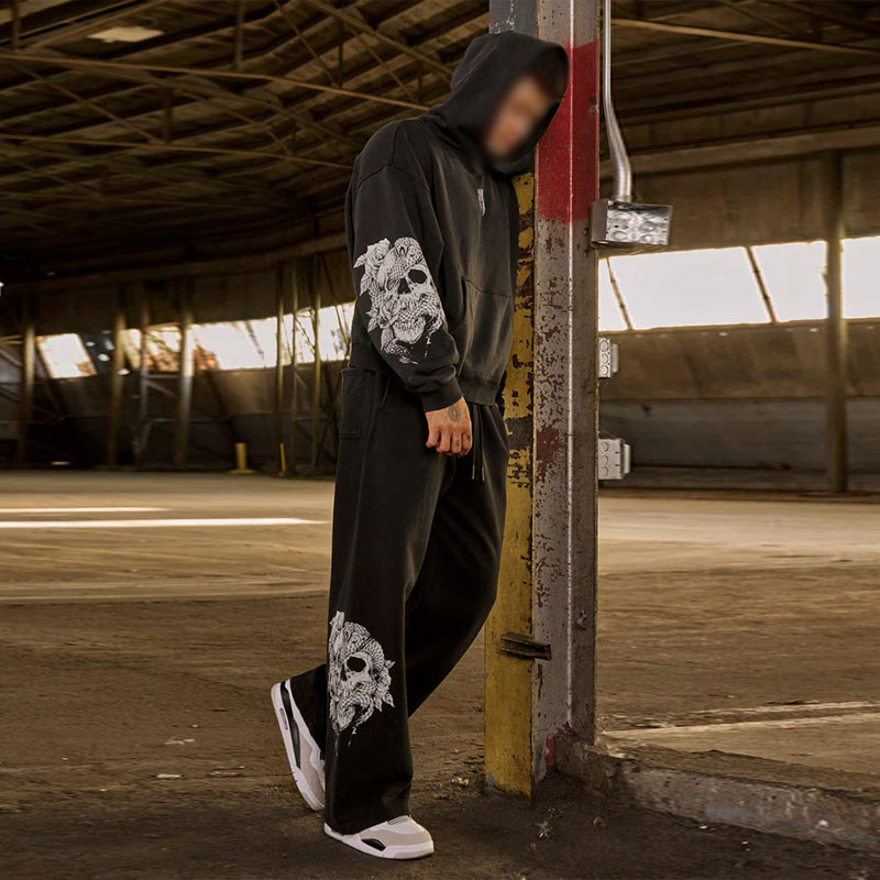 Hip Hop Skull Jogger Casual Pants