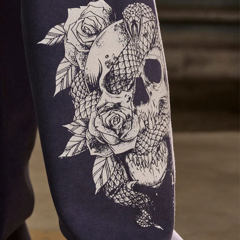 Hip Hop Skull Jogger Casual Pants