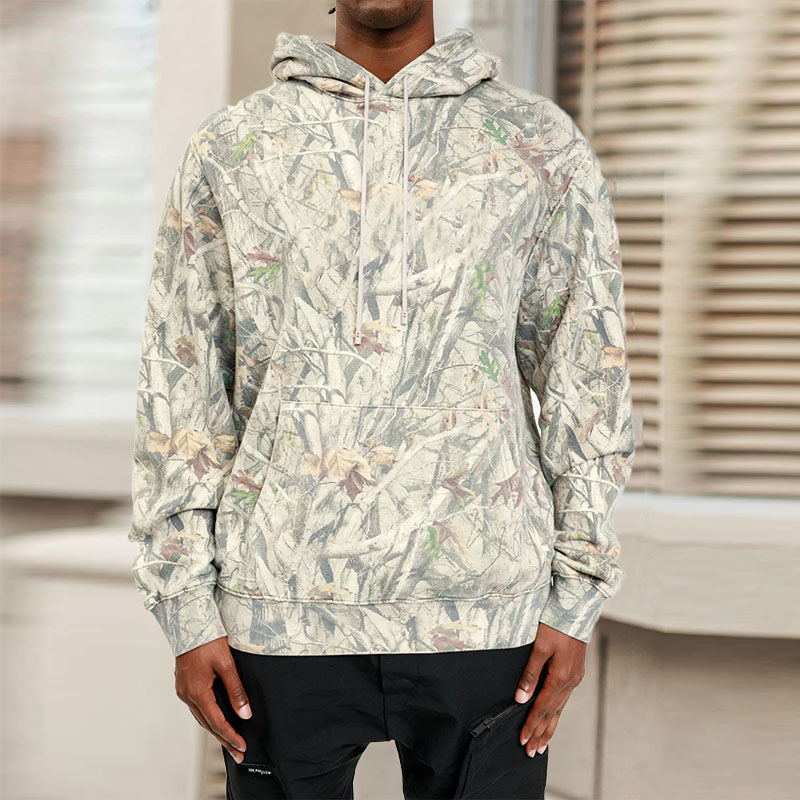 Jungle Camouflage Print Hoodie