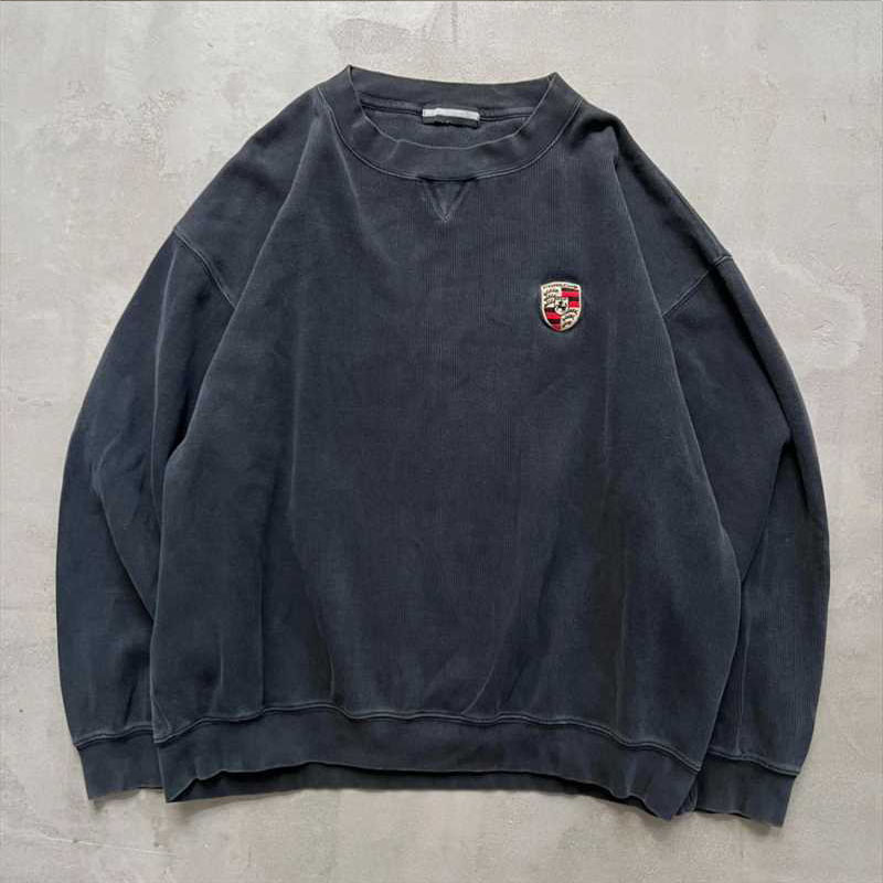 Vintage Embroidered Crew Neck Sweatshirt