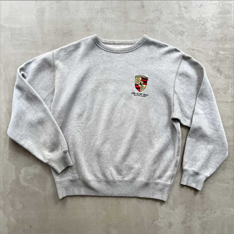 Vintage Embroidered Crew Neck Sweatshirt