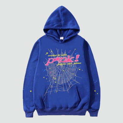 Hip Hop Spider Print Hoodie