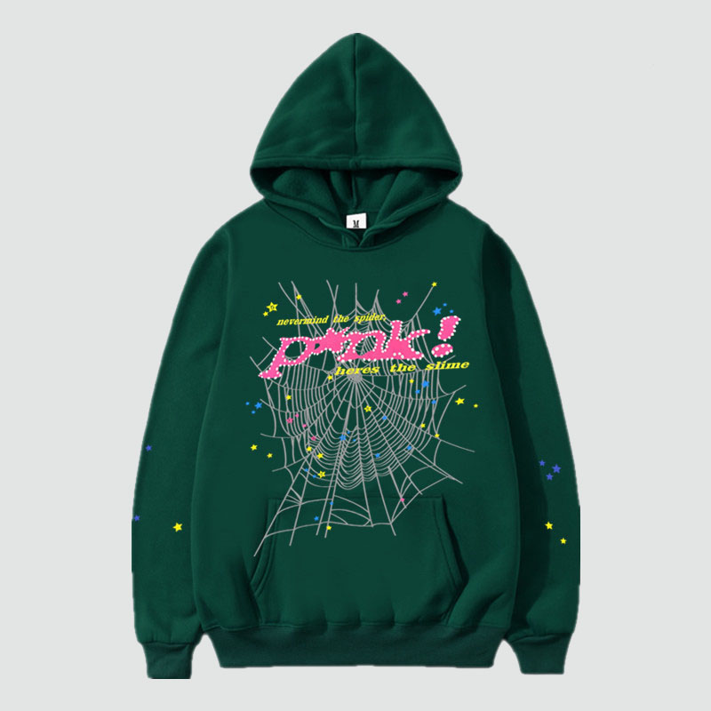 Hip Hop Spider Print Hoodie