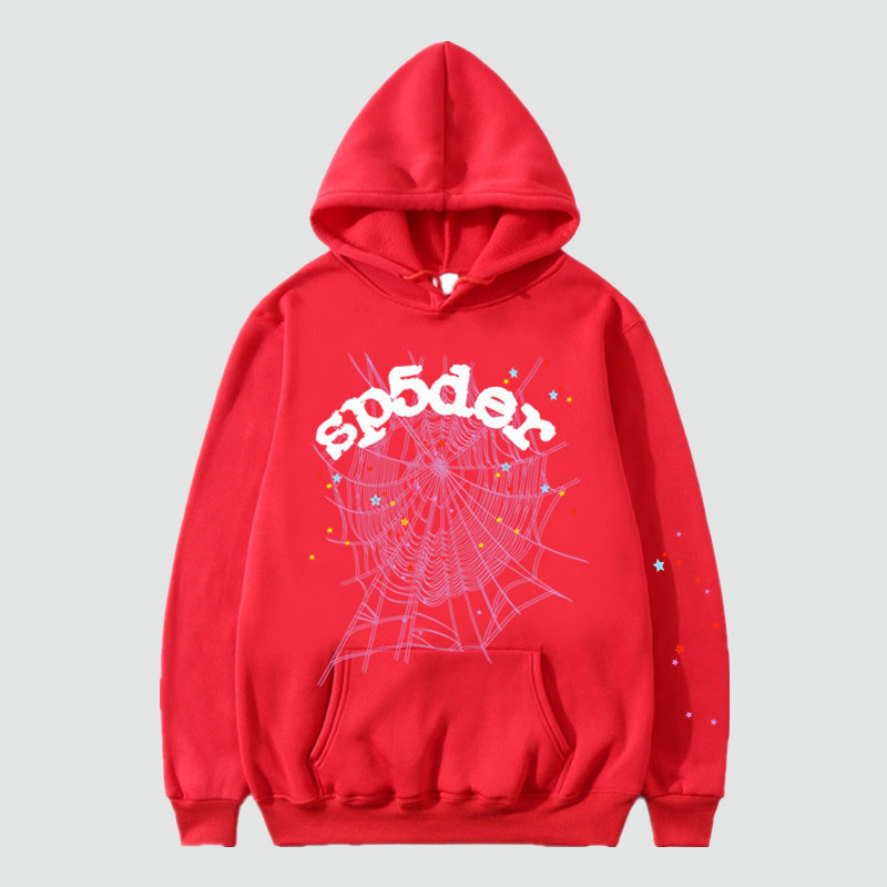 Hip Hop Spider Print Hoodie