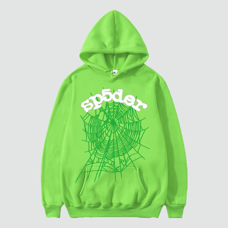 Hip Hop Spider Print Hoodie