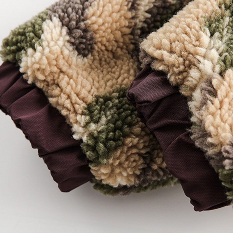 Reversible Camouflage Plush Jacket Reversible Camouflage Plush Jacket