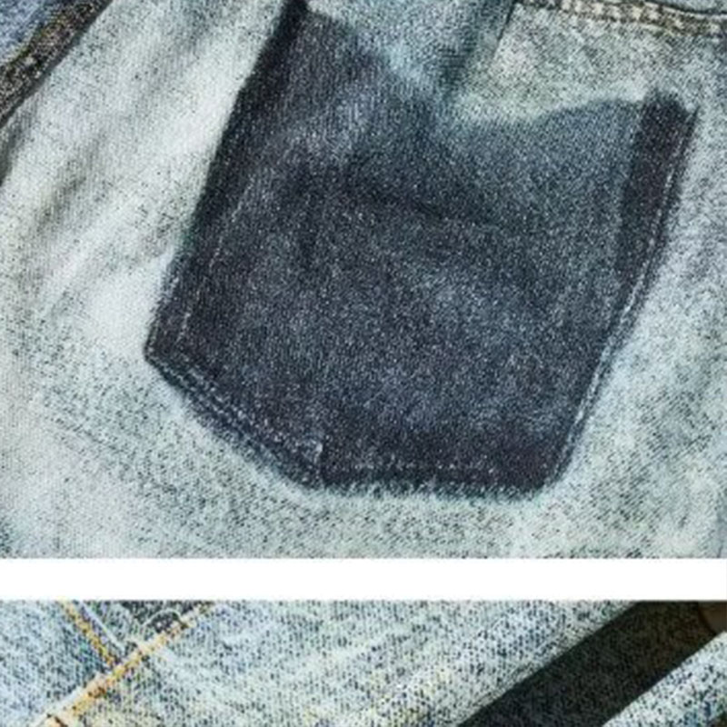 Vintage Deconstructed Patchwork Jeans