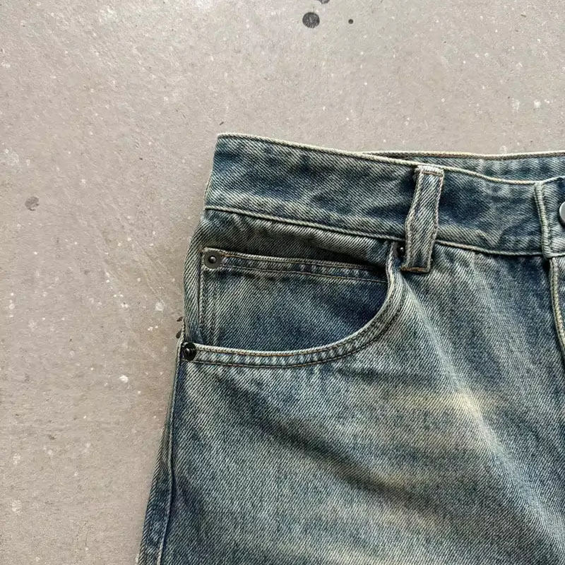 Y2K Vintage Washed Jeans