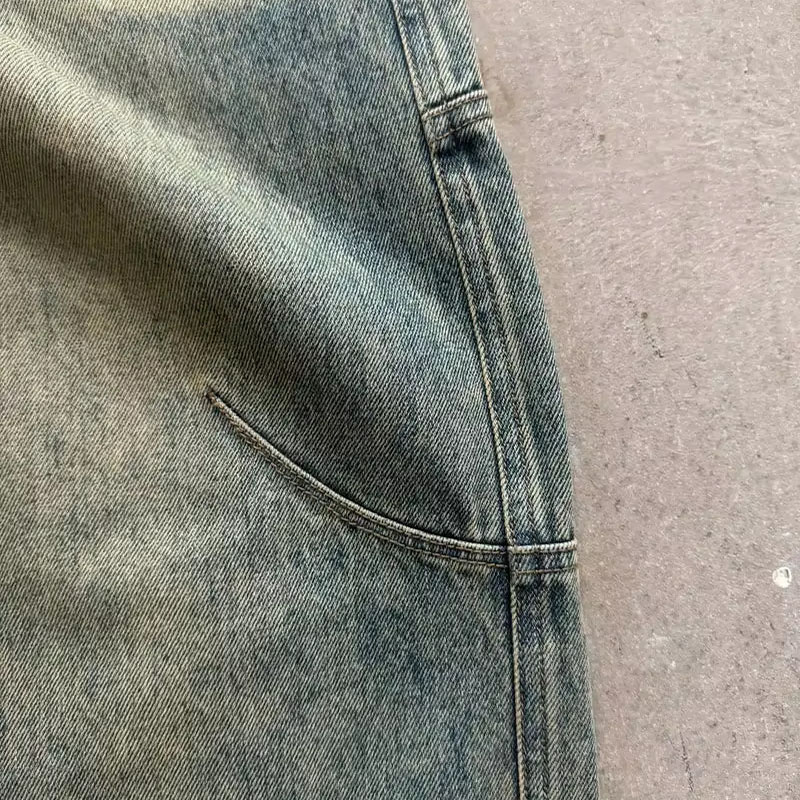 Y2K Vintage Washed Jeans