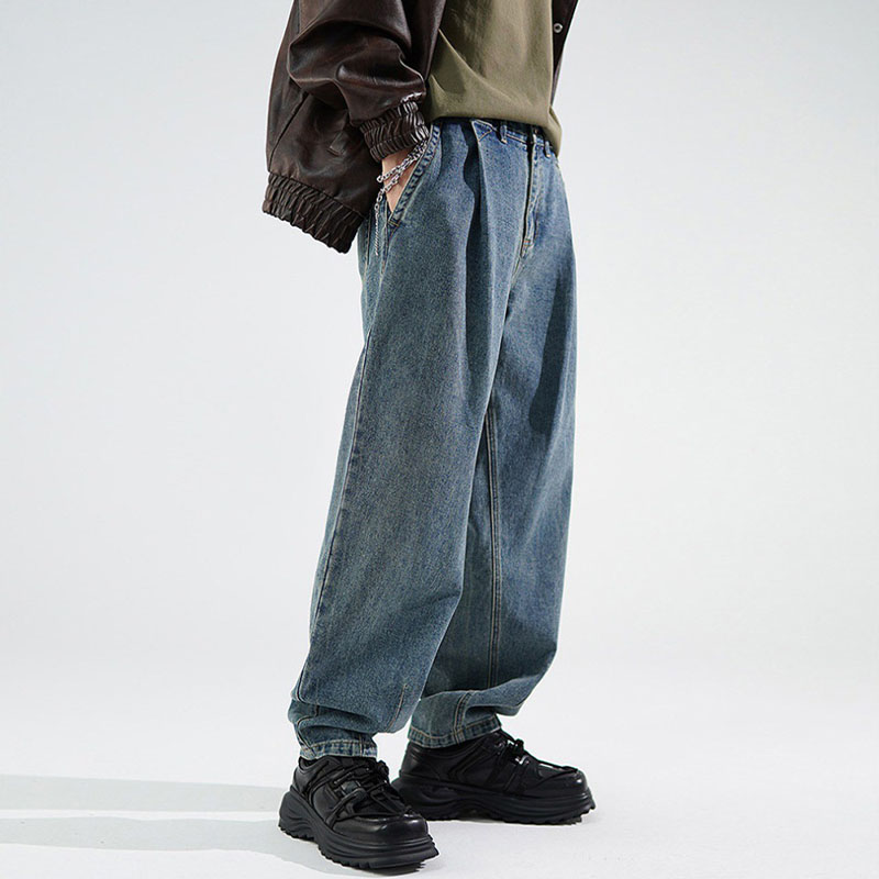 Denim Harlequin Pants