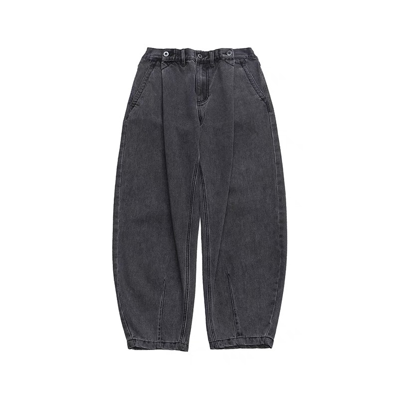 Denim Harlequin Pants