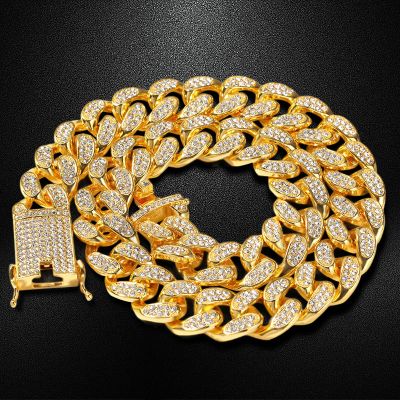 20mm Iced Out Miami Cuban Chain