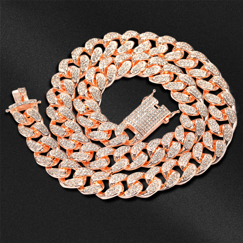 20mm Iced Out Miami Cuban Chain