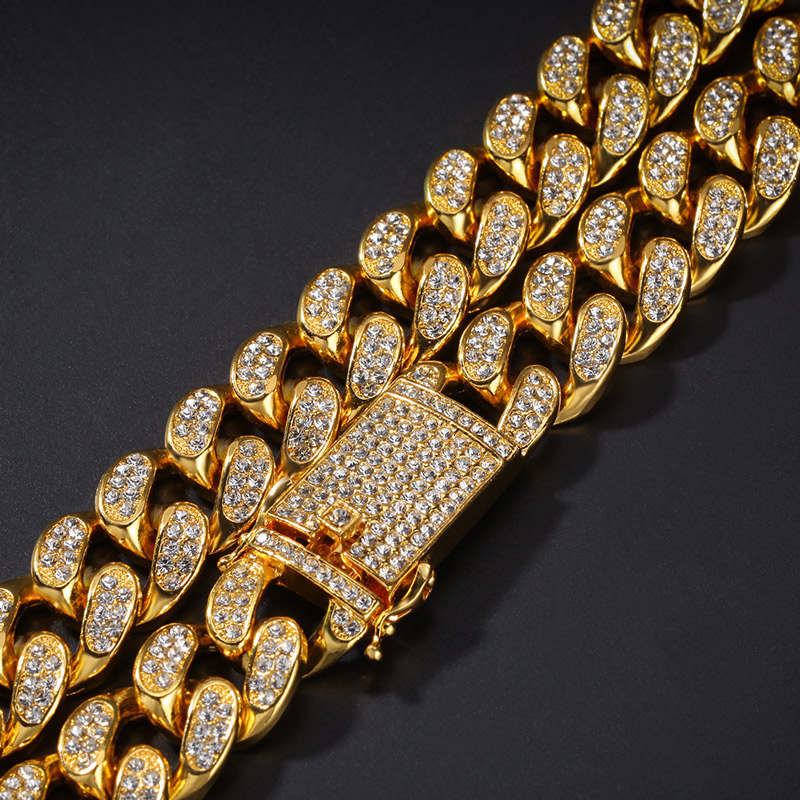 20mm Iced Out Miami Cuban Chain