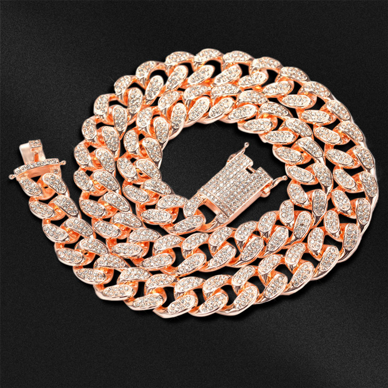 20mm Iced Out Miami Cuban Chain