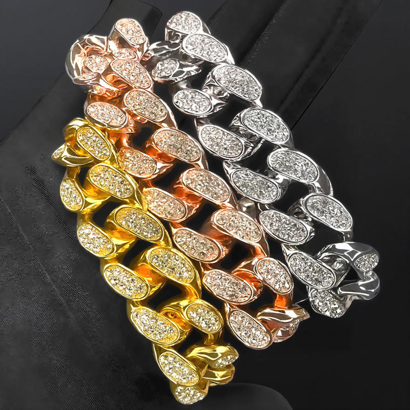 20mm Iced Out Miami Cuban Chain