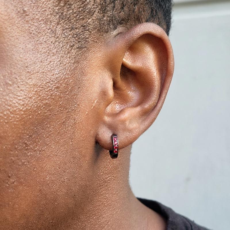 Classic Multicolor Hoop Earrings