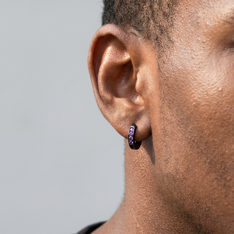 Classic Multicolor Hoop Earrings