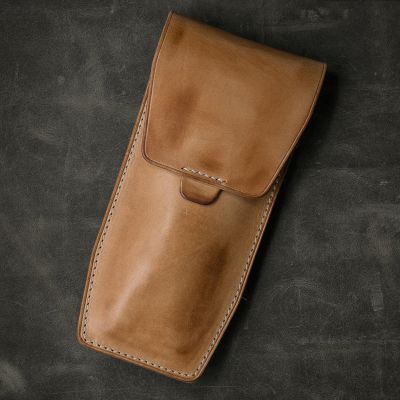 Leather Single Watch Pouch