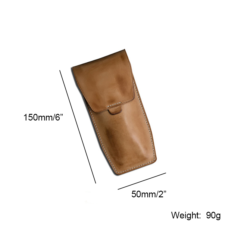 Leather Single Watch Pouch