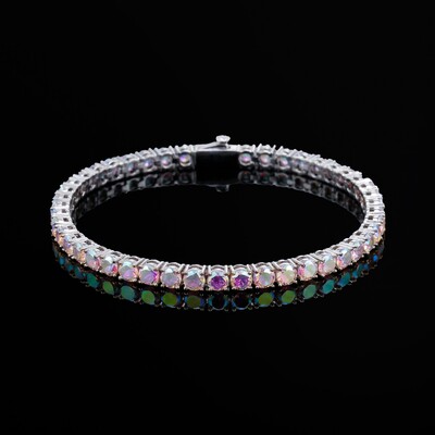4mm Colorful Tennis Bracelet