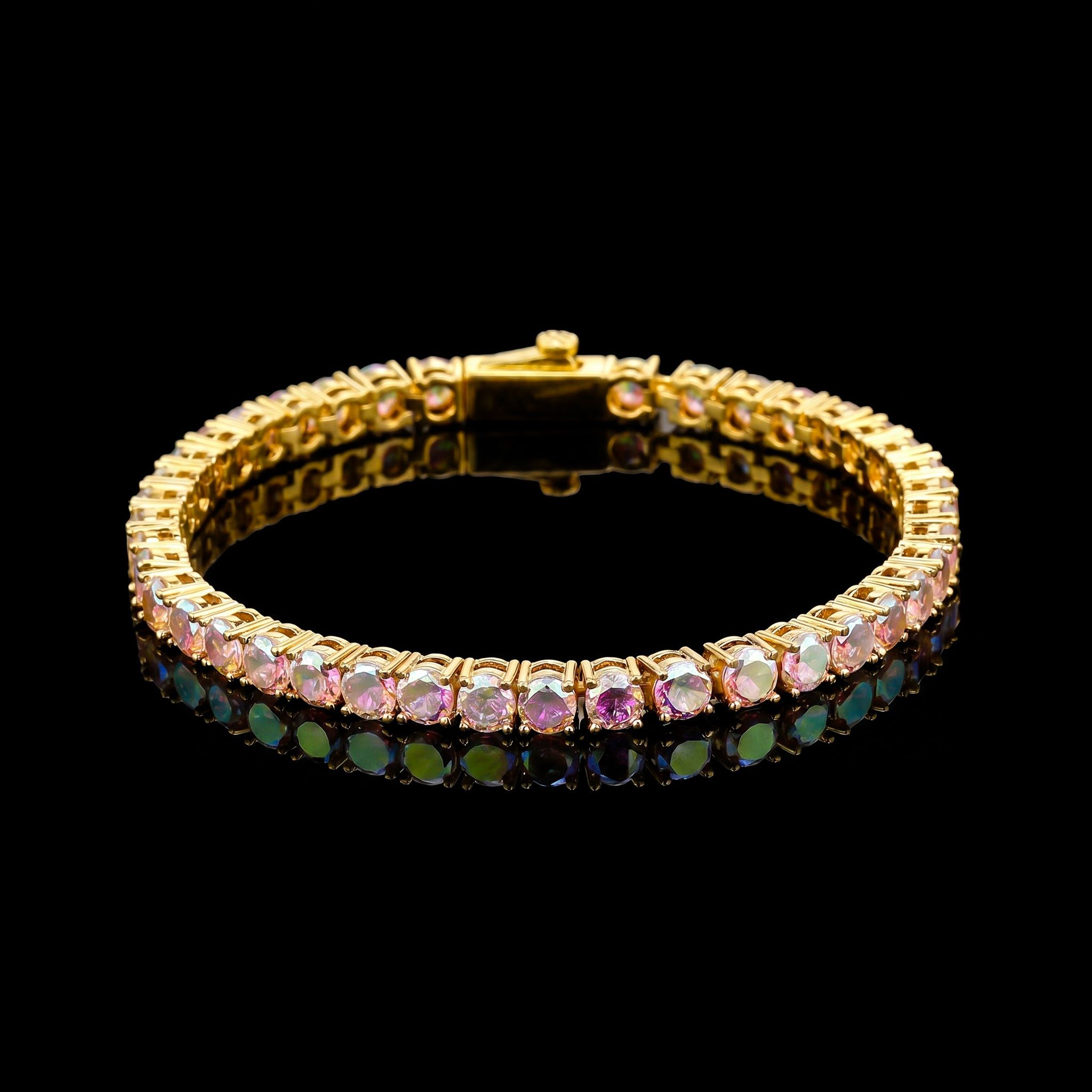 4mm Colorful Tennis Bracelet 4mm Colorful Tennis Bracelet