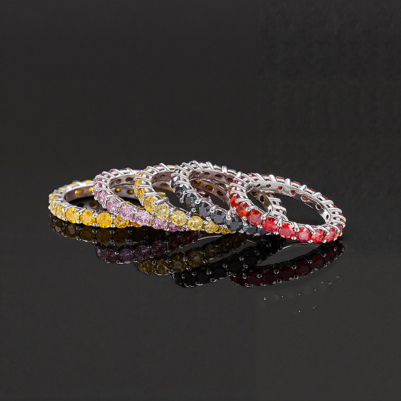 S925 & Moissanite 3mm Round Cut Ring