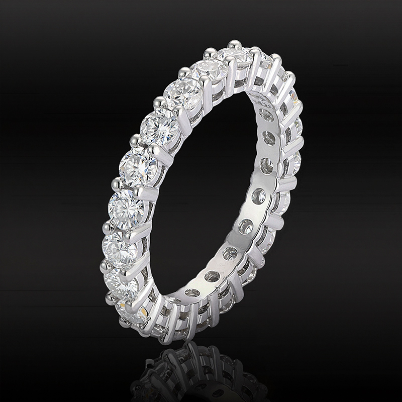 S925 & Moissanite 3mm Round Cut Ring