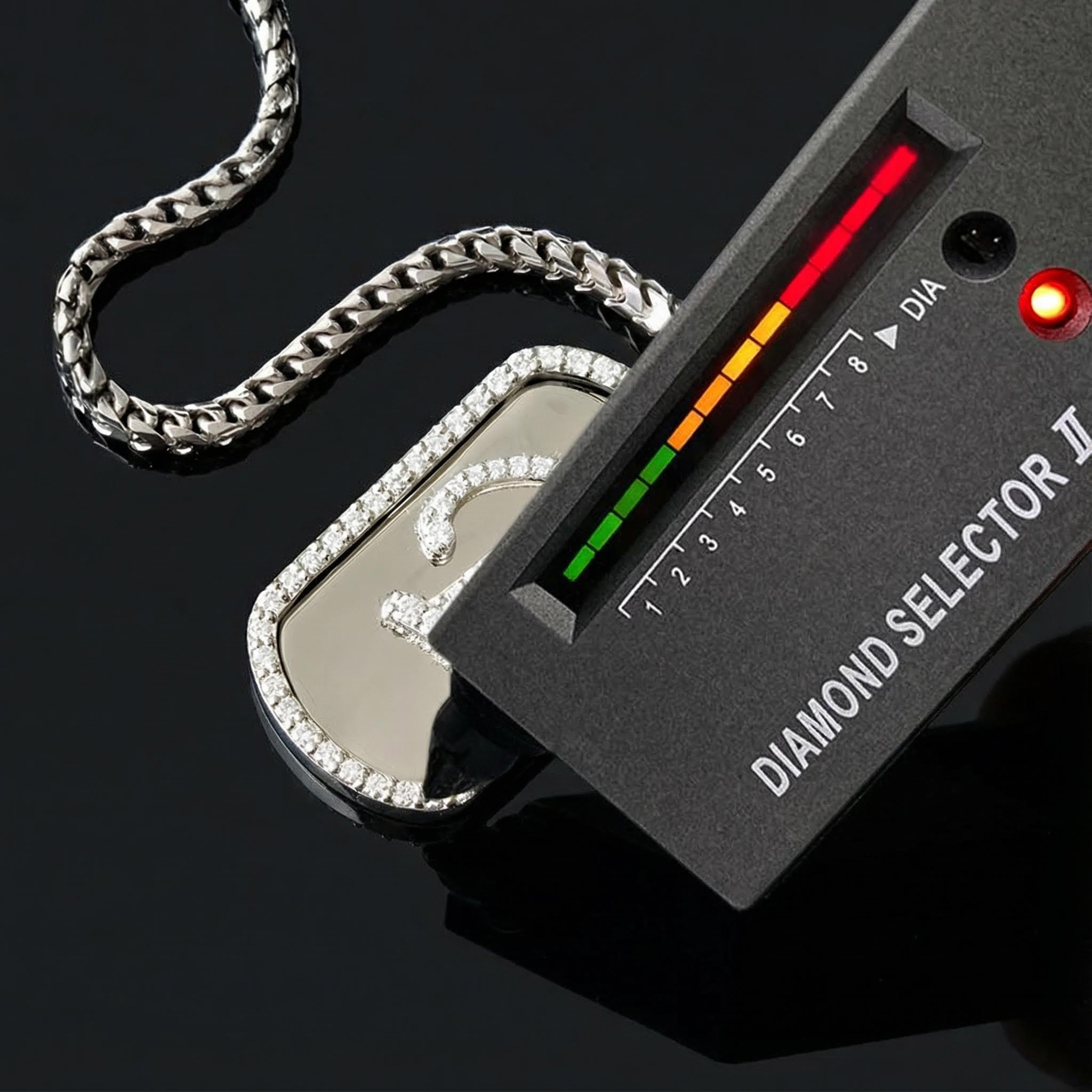 A-Z Letter S925 Moissanite Custom Dog Tag Pendant A-Z Letter S925 Moissanite Custom Dog Tag Pendant