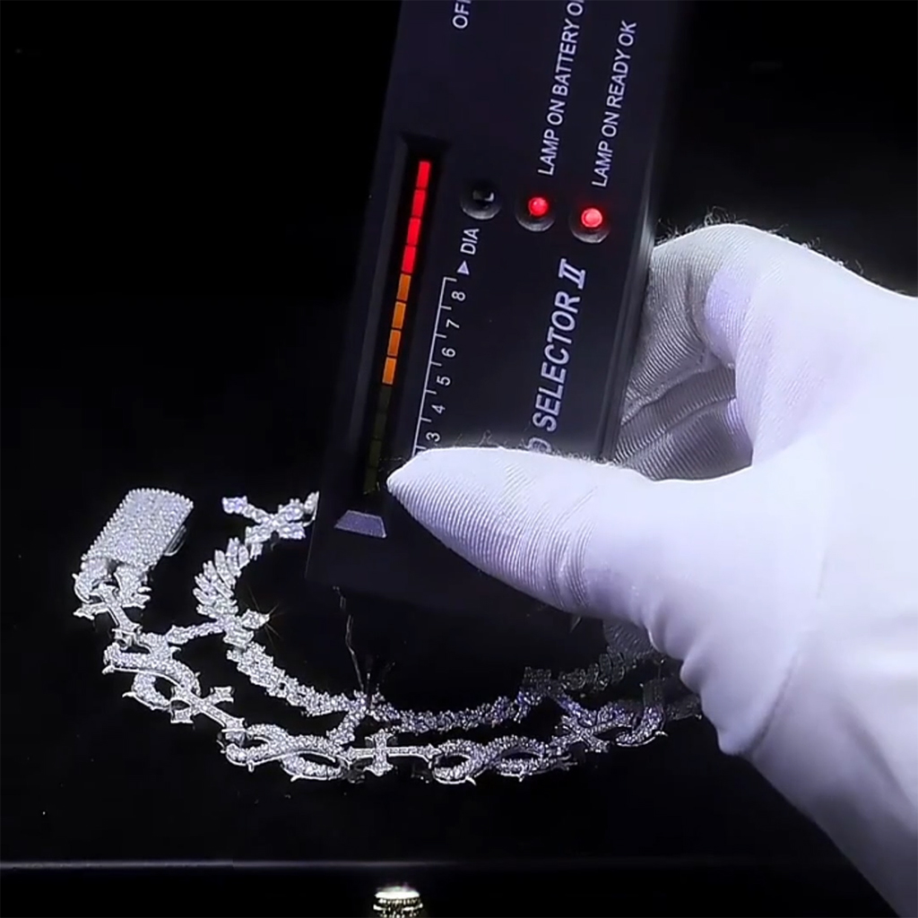 6mm S925 & Moissanite Cross Cuban Bracelet In White Gold 6mm S925 & Moissanite Cross Cuban Bracelet In White Gold