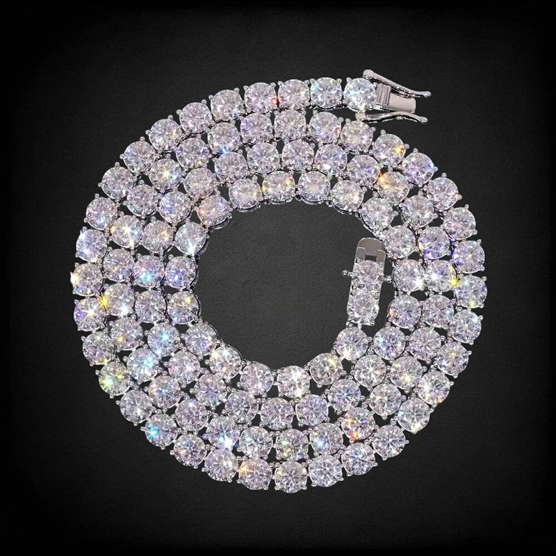 6mm S925 & Moissanite Tennis Chain 6mm S925 & Moissanite Tennis Chain